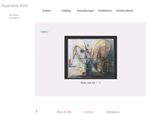 Tablet Screenshot of hyunsoo-art.com